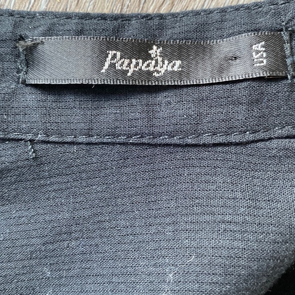 Papaya black blouse - Picture 6 of 9